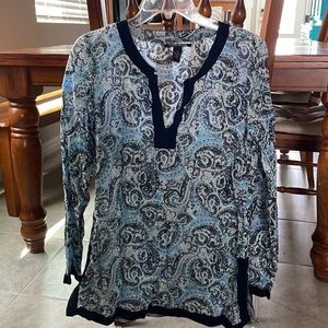 Lucky brand paisley tunic